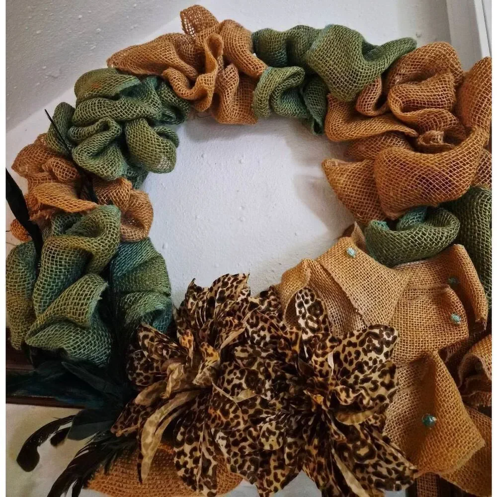 Autumn Burlap Wreath